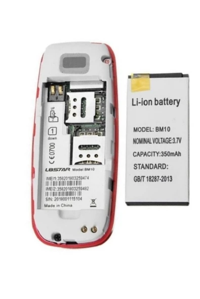 Paleon Süper Mini 3310 Parmak Telefon Için Pil Batarya - 2