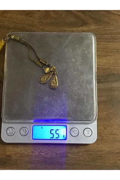 Urfakent Damla Kehribar 925 Ayar Gümüş Püskül - 4