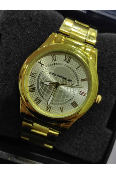 Urfakent Rolex Model Gold Serisi Çelik Kaa Çelik Kordon Kol Saatleri Hediyelidir