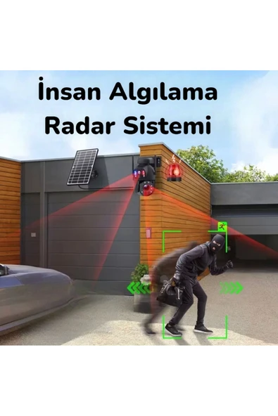 Urfakent 4G Çift Kameralı 36X Optik Zoom Solar Kamera(Hafıza Kartı Dahildir) - 5