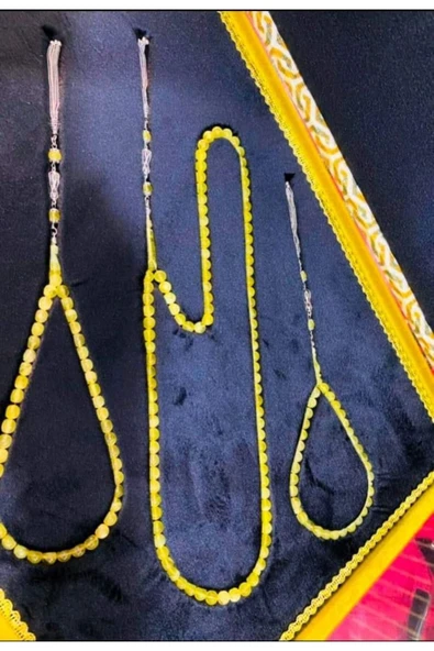 Urfakent Damla Tek Parça Kaya Kehribar Seti 99 Luk+33 Luk Habbe+Zaza+45lik Habbe Koleksiyonluk ürün görseli