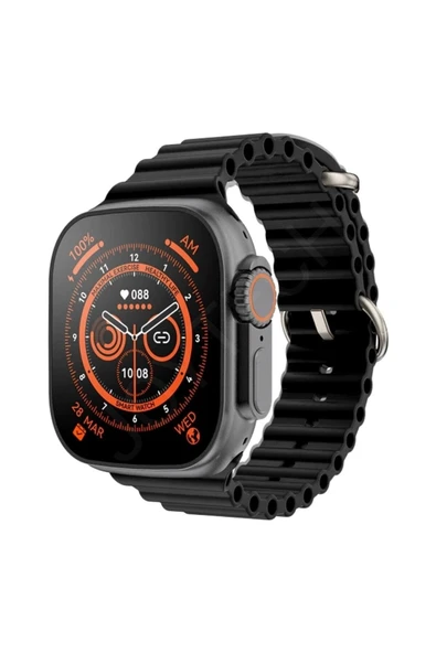Urfakent T800 Ultra Ultra Watch Akıllı Saat Siyah Kasa
