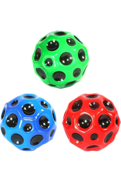 KIRTASİYEM Zıplayan Top Moon Ball 3 Yaş Ve Üzeri Çocuklar Için Uygundur. Boyut: 6,3 Cm Çap - 4