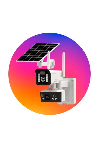 Urfakent 6mp Çift Kameralı 4g Solar Kamera Yeni Kasa - Resim 2
