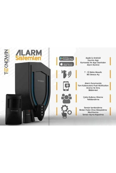 Urfakent Kablosuz Alarm Sistemi Yapay Zekalı Cep Aramalı(DUMAN SENSÖRÜ OPSİYONLU) - 4