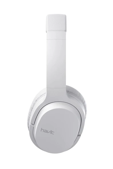 Havit I62 Katlanabilir Kafaüstü Mikrofonlu Bluetooth Kulaklık - Beyaz - 5