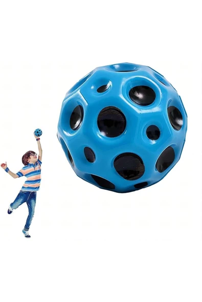 KIRTASİYEM Zıplayan Top Moon Ball 3 Yaş Ve Üzeri Çocuklar Için Uygundur. Boyut: 6,3 Cm Çap - 2