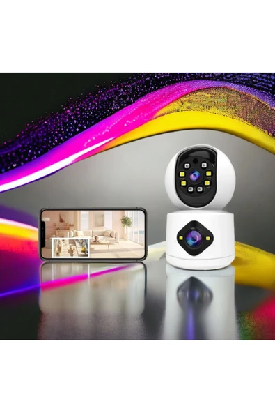 Urfakent Yoosee Çift Kameralı Wifi Kamera(Hafıza Kartı Dahildir) - 3