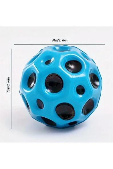 KIRTASİYEM Zıplayan Top Moon Ball 3 Yaş Ve Üzeri Çocuklar Için Uygundur. Boyut: 6,3 Cm Çap