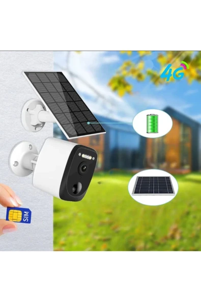 Urfakent Ubox 4G Şarjlı Ve Panelli Kullanılabilen Sabit Güvenlik Kamerası(Hafıza Kartı Dahildir) - 8