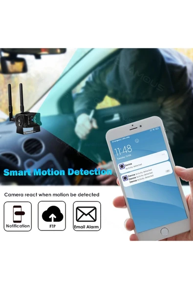 Urfakent 4G Çelik Kasa 12Volt Güvenlik Kamerası(Hafıza Kartı Dahildir) - 7