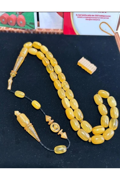 Urfakent SERTIFIKALI IMZALI 1 TONLUK TESPIHTEN 444. NOLU SIKMA KEHRIBAR - Resim 3