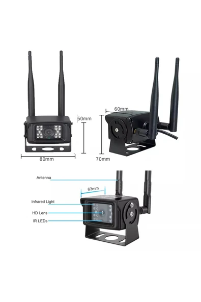 Urfakent 4G Çelik Kasa 12Volt Güvenlik Kamerası(Hafıza Kartı Dahildir) - 2