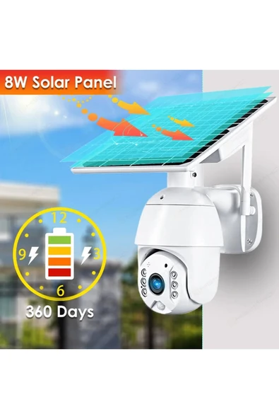 Urfakent 4G Solar Kamera Metal Kasa(Hafıza Kartı Dahildir) - 4