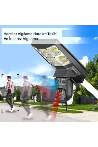Urfakent Sokak Lambalı 3 Lensli 4G Solar Kamera - 5