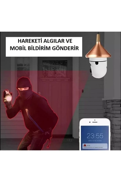Urfakent Duy Girişli 360 Dönen Wifi Kamera - 3