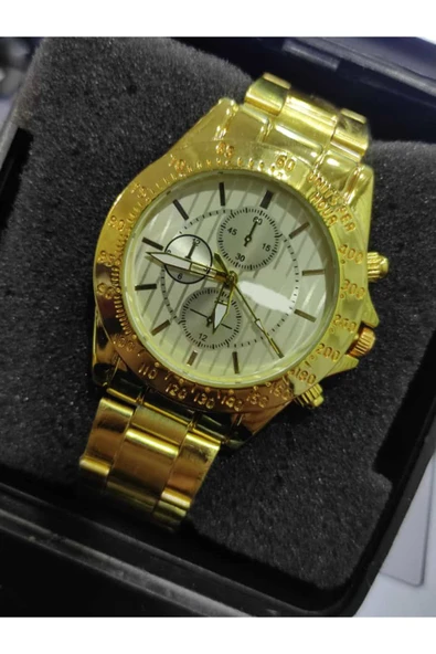 Urfakent Rolex Model Gold Serisi Çelik Kaa Çelik Kordon Kol Saatleri Hediyelidir