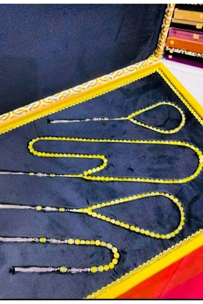 Urfakent Damla Tek Parça Kaya Kehribar Seti 99 Luk+33 Luk Habbe+Zaza+45lik Habbe Koleksiyonluk - Resim 6