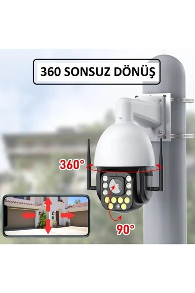 Urfakent 4G 30x Optik Zoom Dev Metal Kasa Kamera(Hafıza Kartı Dahildir) - 3
