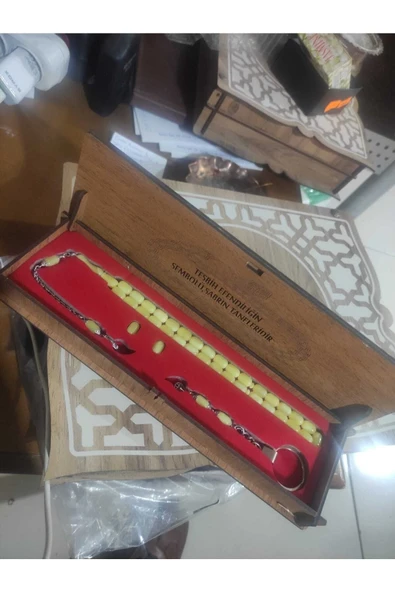 Urfakent 3 Lü Set Damla Kehribar Set