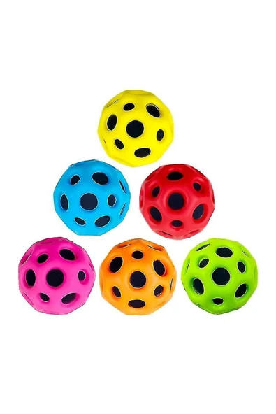 KIRTASİYEM Zıplayan Top Moon Ball 3 Yaş Ve Üzeri Çocuklar Için Uygundur. Boyut: 6,3 Cm Çap - 5