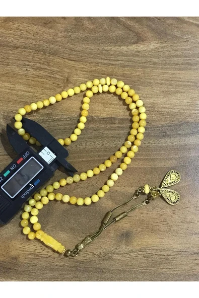 Urfakent Damla Kehribar 925 Ayar Gümüş Püskül - 2