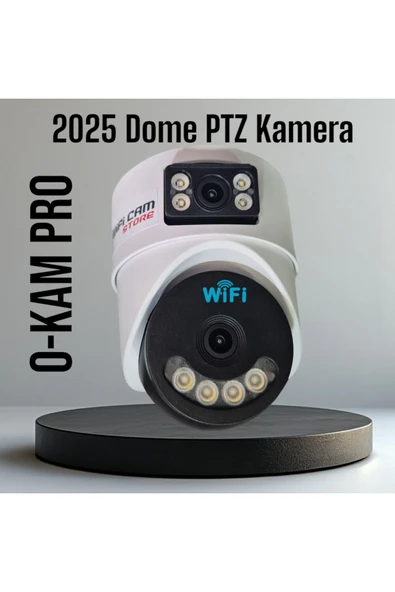 Urfakent Çift Kameralı Dome Wifi Kamera Kapı Girişi Iç Ortam Ve Asansör Kamerası - 2