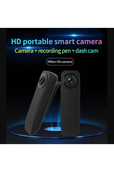 Urfakent Yaka Tipi Hd Kamera Gece Görüş-ses-hareket Algılama Geniş Açı(WİFİLİ DEĞİLDİR) - Resim 4