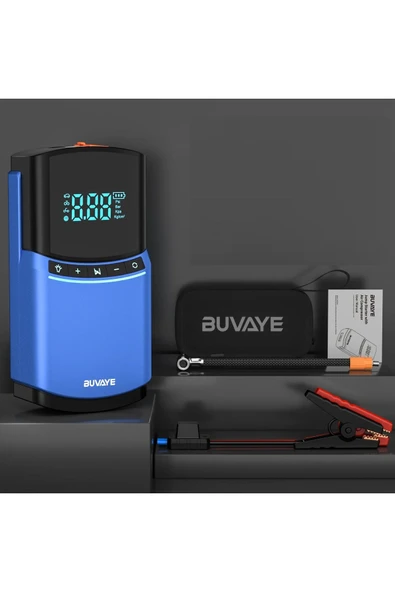 Urfakent Araç Akü Takviyesi + Araç Lastik Şişirmesi + Elektronik Cihaz Şarj Sistemi+Aydınlatma 4 dü 1 Arada - 6