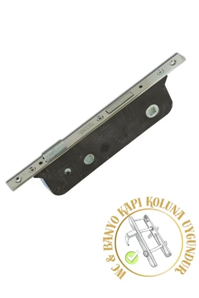 ÖZFIRAT PVC YAPI Pvc Pimapen Wc(TUVALET)/banyo Kapı Kilit 35 Mm/16 Lama / 1 Adet - 2