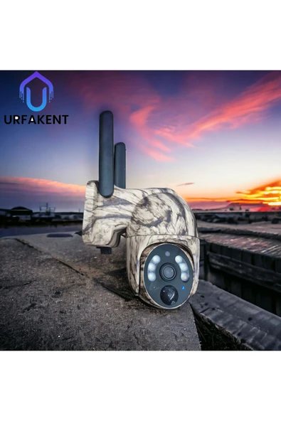 Urfakent Full HD 4G Solar Sim Kartlı Mini Kamuflaj Kamera - Resim 4