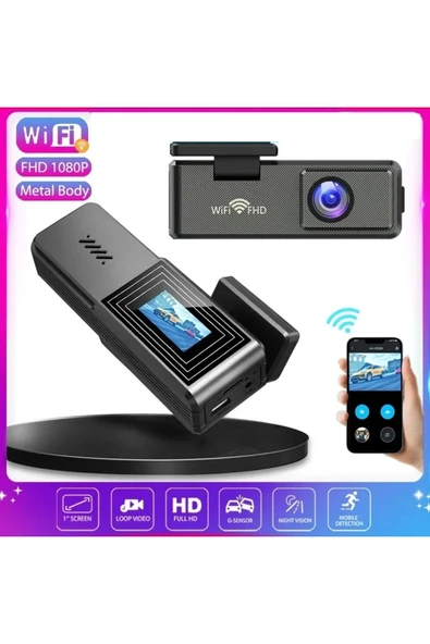 Urfakent Dahili Wifi Mini Ekran 1080p Araç Kamerası ( Hafıza Kartı Dahildir) - 7