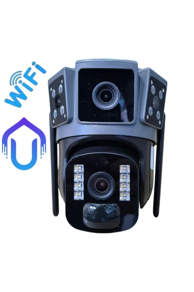 Urfakent Çift Kameralı Wifi Solar PTZ Kamera O-Kam Pro Yazılım - Resim 2