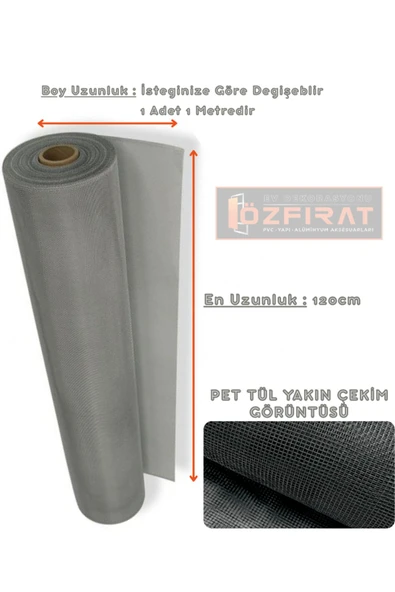 Process Anti Polen Kedi/sineklik Yırtılmaz Pet Tülü En: 120cm Boy: 100cm - Resim 2