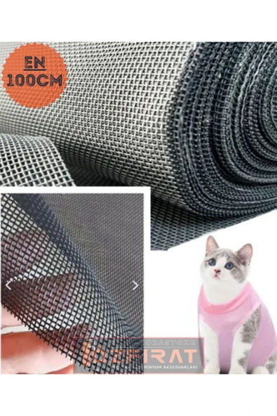 ÖZFIRAT PVC YAPI Anti Polen Kedi/sineklik Yırtılmaz Pet Tülü En: 100cm Boy: 100cm ürün görseli