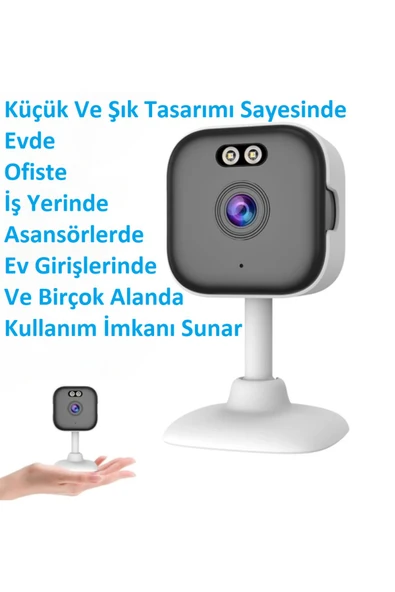 Urfakent 2K İç Mekan Wifi Kamera Gece Görüş-Ses-İnsan Algılama - 3