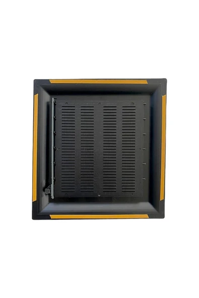 Menfezci Antrasit Menfez Panjur 45 X 45 Banyo Wc Havalandırma Yapışkanlı - 2