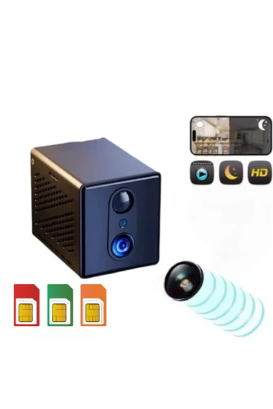 Urfakent 4G Sim Kartlı Mikro Şarjlı Video Kamera(Hafıza Kartı Dahildir) - Resim 5