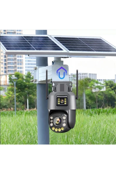 Urfakent 4G+WIFI+ Modemli Kamera 3si Bir Arada Üretim 36X Optik Zoom Solar Kamera Seti - Resim 5