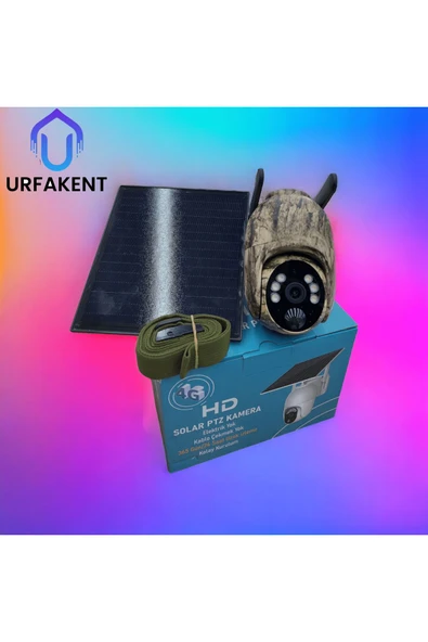 Urfakent Full HD 4G Solar Sim Kartlı Mini Kamuflaj Kamera - Resim 2