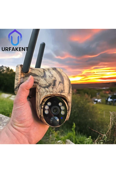Urfakent Full HD 4G Solar Sim Kartlı Mini Kamuflaj Kamera - Resim 5