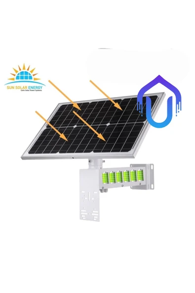 Urfakent Lityum Bataryalı Güneş Panel Seti 40 Watt Panel-40 Amper Batarya - 4