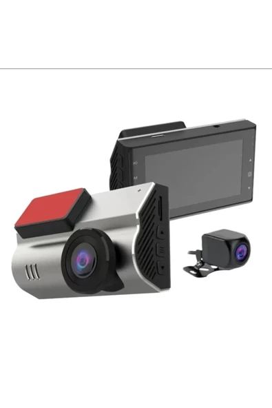 Urfakent 2.5K Ekranlı 2 Kameralı WİFİ Araç Kamerası +Park Kiti+Hafıza Kartdı Dahildir