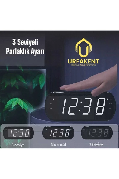 Urfakent WiFi Destekli Dijital Alarm Saat – Güvenlik ve Konfor Bir Arada - 3