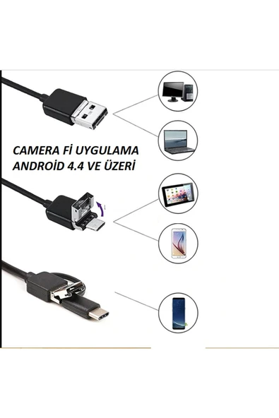 Urfakent Yılan Kamera 10 Metre Sert Kablo - Resim 2