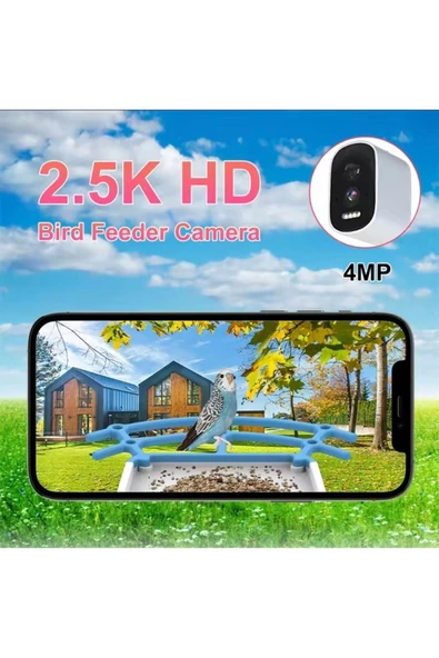 Urfakent 2.5K Kuş Yemleme Kamerası Vico Home Yazılım Wifi Solar Kamera - 2