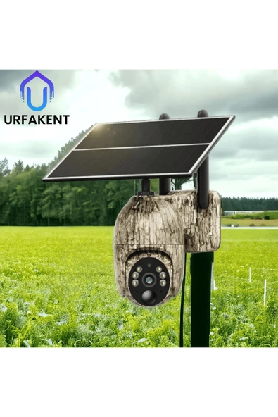 Urfakent Full HD 4G Solar Sim Kartlı Mini Kamuflaj Kamera - Resim 6