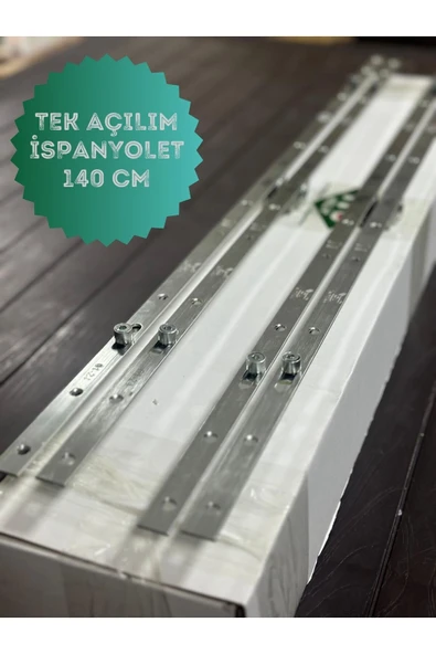 İTO KİLİT Pimapen Kapı Pencere Kilidi Ispanyoleti (TEK AÇILIM) Ispanyolet 140cm / 2 Adet - 3