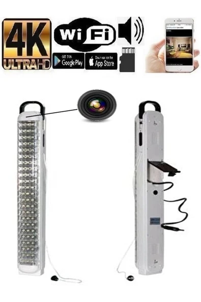 Urfakent Akıllı Işıldak Bataryalı Ledli Kameralı