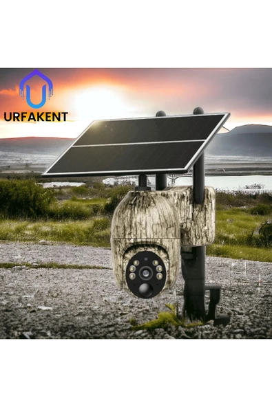 Urfakent Full HD 4G Solar Sim Kartlı Mini Kamuflaj Kamera - Resim 7